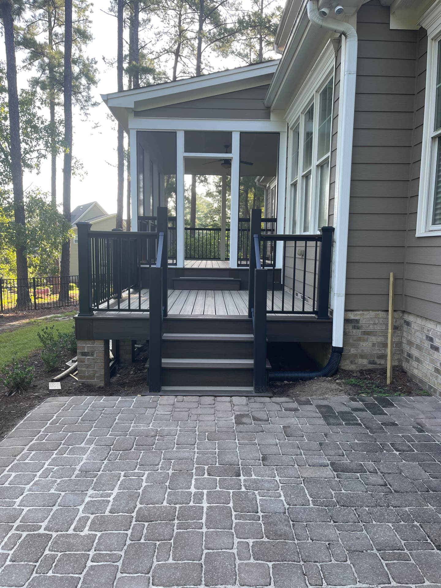 Patio to Deck Transition